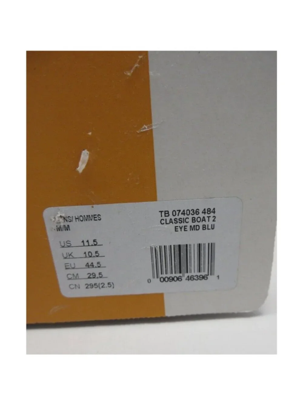 Timberland brand size